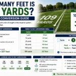 how many feet is 109 yards