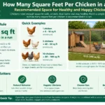 how many square feet per chicken in a run